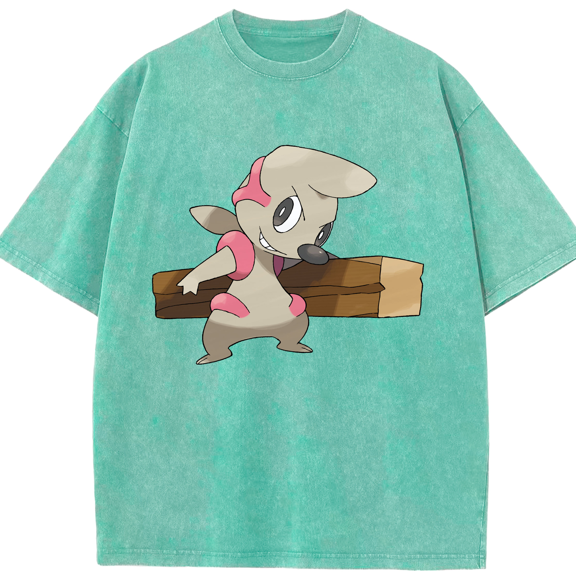 （画像用） ポケットモンスター Pokémon 綿100% ヴィンテージ風 半袖Tシャツ（フロントプリント）